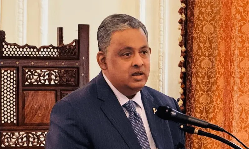 Pakistan&rsquo;s Ambassador to the US Rizwan Saeed Sheikh. &mdash; X/PakinUSA/File