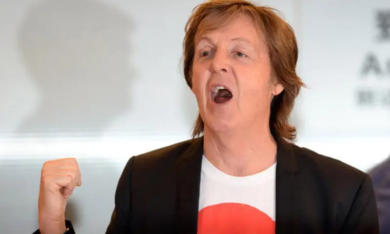 In this file photo, Paul McCartney arrives at Haneda airport in Tokyo on May 15, 2014. – Photo by AFP In this file photo, Paul McCartney arrives at Haneda airport in Tokyo on May 15, 2014. – Photo by AFP