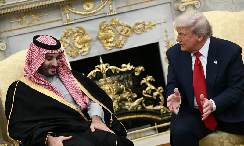 Trump defends Mohammad Bin Salman as prince regrets Khashoggi&rsquo;s killing