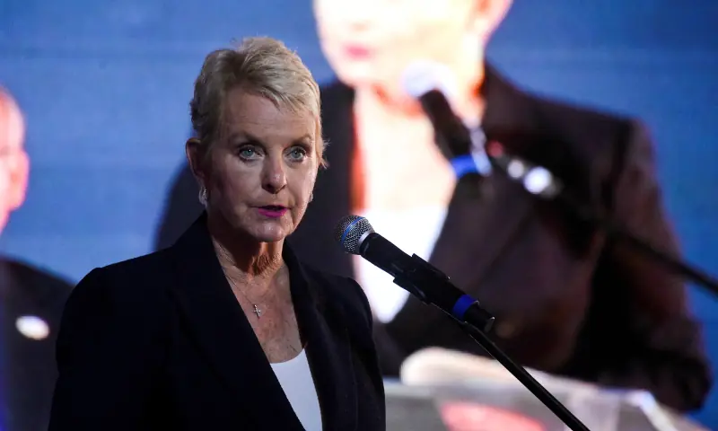 In this file photo, Cindy McCain, Executive director of the World Food Programme, speaks during a launch of a report &ldquo;The State of Food Security and Nutrition in the World&rdquo;, at a special G20 event, in Rio de Janeiro, Brazil on July 24, 2024. &mdash; Reuters/File