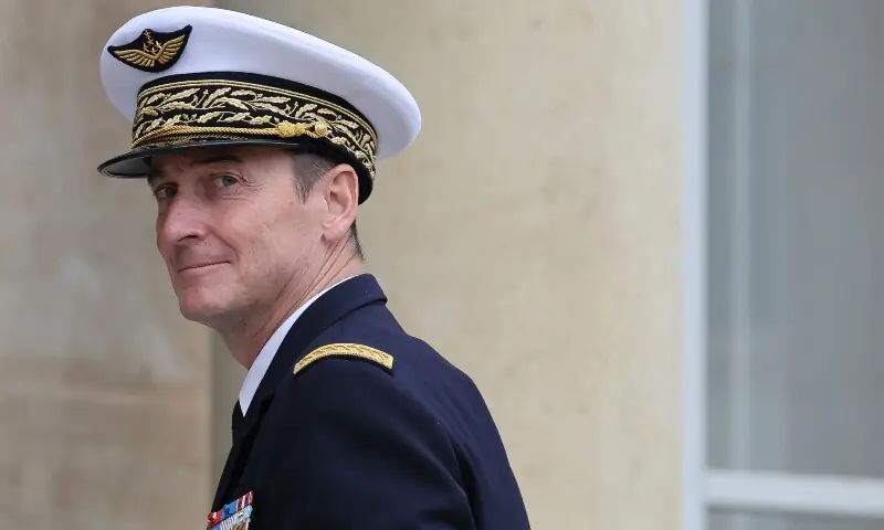 Chief of Staff of the French armed Forces Fabien Mandon arrives before a meeting between France&rsquo;s President and Ukraine&rsquo;s President at the Elysee Palace in Paris on November 17, 2025. &mdash; AFP