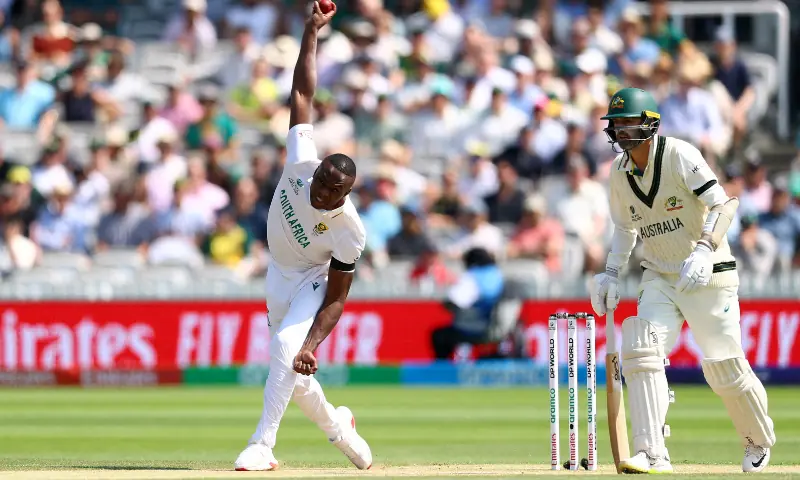 South Africa’s Kagiso Rabada in action bowling during the World Test Championship Final, South Africa v Australia, at the Lord’s Cricket Ground, London, Britain on June 13, 2025 . — Reuters/File South Africa’s Kagiso Rabada in action bowling during the World Test Championship Final, South Africa v Australia, at the Lord’s Cricket Ground, London, Britain on June 13, 2025 . — Reuters/File