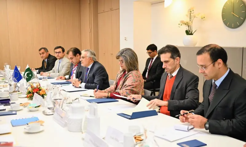 Pakistan and the European Union (EU) convene the 7th Strategic Dialogue on Saturday. — X/@ForeignOfficePk Pakistan and the European Union (EU) convene the 7th Strategic Dialogue on Saturday. — X/@ForeignOfficePk