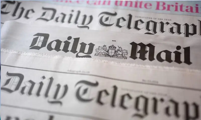 ڈی ایم جی ٹی نے 2023 میں دی ٹیلیگراف میڈیا گروپ کے لیے ممکنہ بولی میں دلچسپی ظاہر کی تھی۔ —فوٹو بشکریہ: سی این این ڈی ایم جی ٹی نے 2023 میں دی ٹیلیگراف میڈیا گروپ کے لیے ممکنہ بولی میں دلچسپی ظاہر کی تھی۔ —فوٹو بشکریہ: سی این این