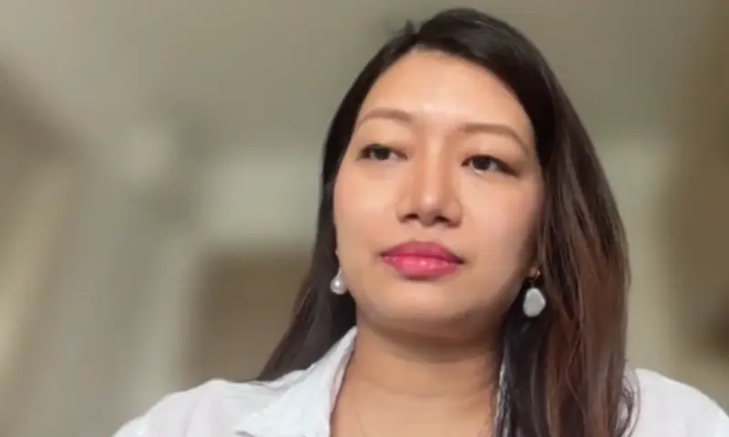 Pema Wangjom Thongdok, an Indian woman who says she was detained at Shanghai airport and mocked for her Indian passport on Nov 21, speaks to ANI via a Zoom call on Nov 24, 2025. — screengrab via X/ANI Pema Wangjom Thongdok, an Indian woman who says she was detained at Shanghai airport and mocked for her Indian passport on Nov 21, speaks to ANI via a Zoom call on Nov 24, 2025. — screengrab via X/ANI