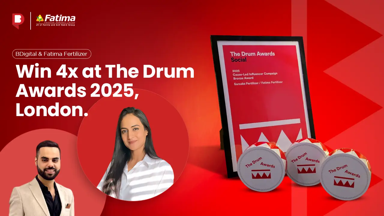 B-Digital and Fatima Fertilizer secure four wins at The Drum Awards 2025 in London B-Digital and Fatima Fertilizer secure four wins at The Drum Awards 2025 in London
