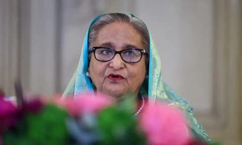 Bangladesh’s then-prime minister Sheikh Hasina speaks during the annual Munich Security Conference, in Munich, Germany on Feb 17, 2024. — Reuters/File Bangladesh’s then-prime minister Sheikh Hasina speaks during the annual Munich Security Conference, in Munich, Germany on Feb 17, 2024. — Reuters/File
