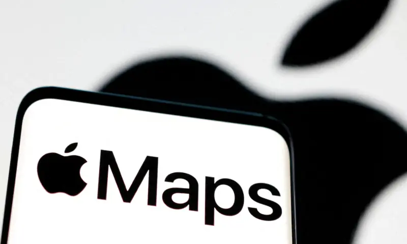 The Apple Maps app logo is seen in this illustration taken on August 22, 2022. &mdash; Reuters/File