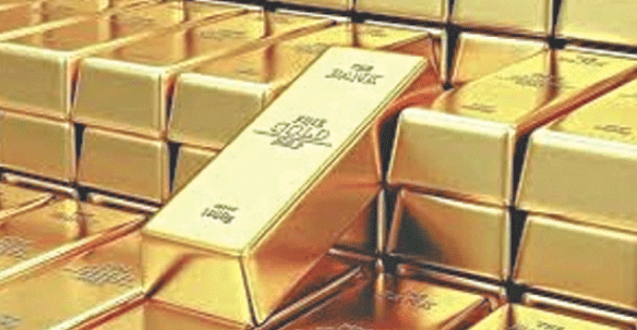 Gold hit a record peak above Rs456,000 per tola on Oct 18.—AFP/file
