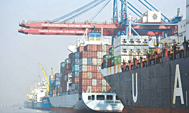 Oil imports slightly rose to $5.15bn, while machinery arrivals surged by 21pc to $3.54bn during the first four months of 2025-26.&mdash;Dawn/file