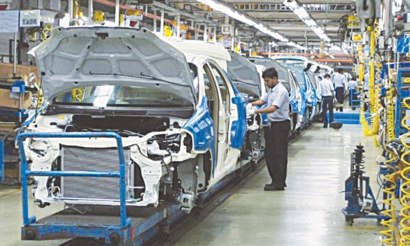 The quarterly automobile production surged 84.58pc, driven by a demand boost for jeeps, cars and light commercial vehicles, during 1QFY26.—Dawn/file The quarterly automobile production surged 84.58pc, driven by a demand boost for jeeps, cars and light commercial vehicles, during 1QFY26.—Dawn/file