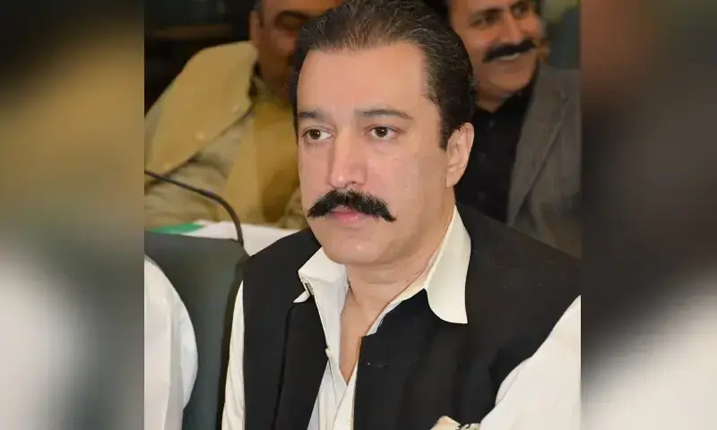 A photo of Azad Jammu and Kashmir Prime Minister Raja Faisal Mumtaz Rathore. — Facebook/Faisal Mumtaz Rathore