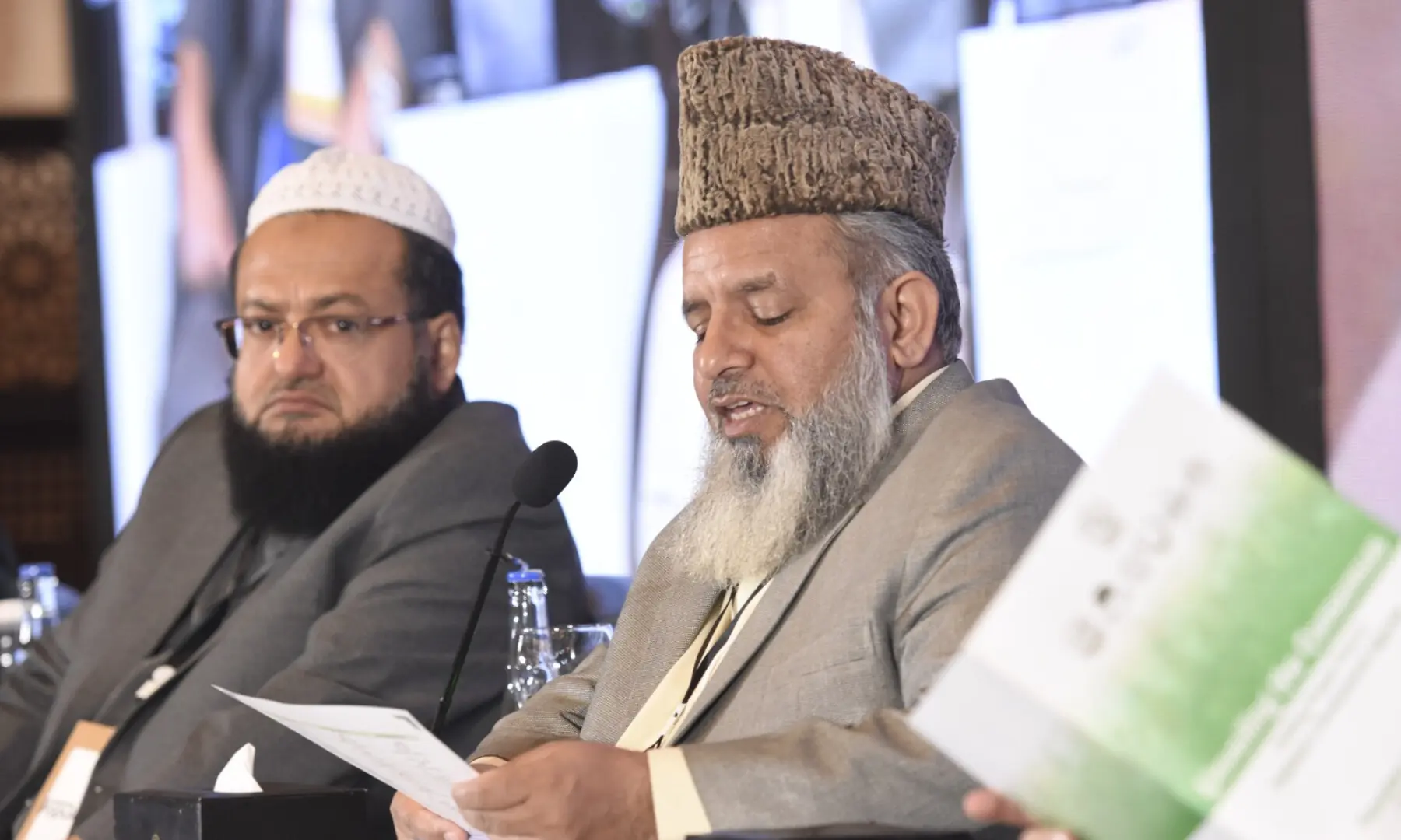 CII chairman Muhammad Raghib Hussain Naeemi speaks at the summit. — Tanveer Shahzad / White Star