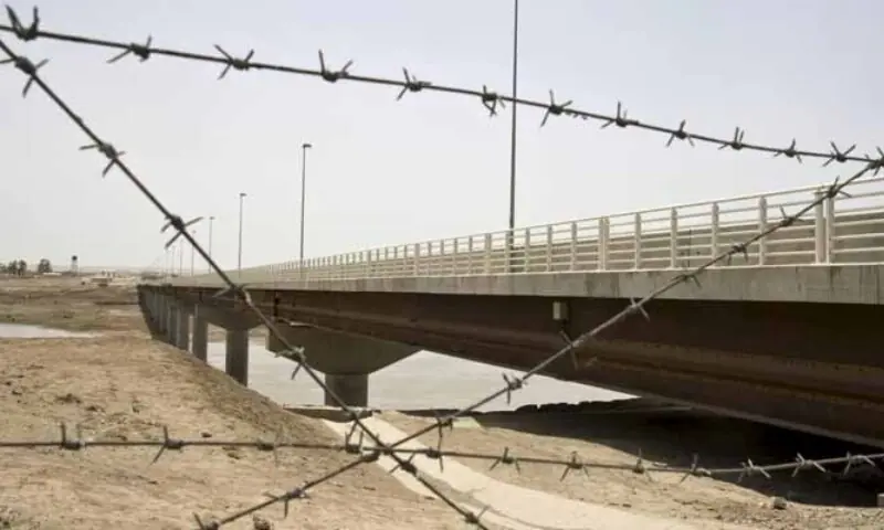 A view of a bridge to Afghanistan across Panj river in Panji Poyon border outpost, south of Dushanbe, Tajikistan, May 31, 2008. &mdash; Reuters/File