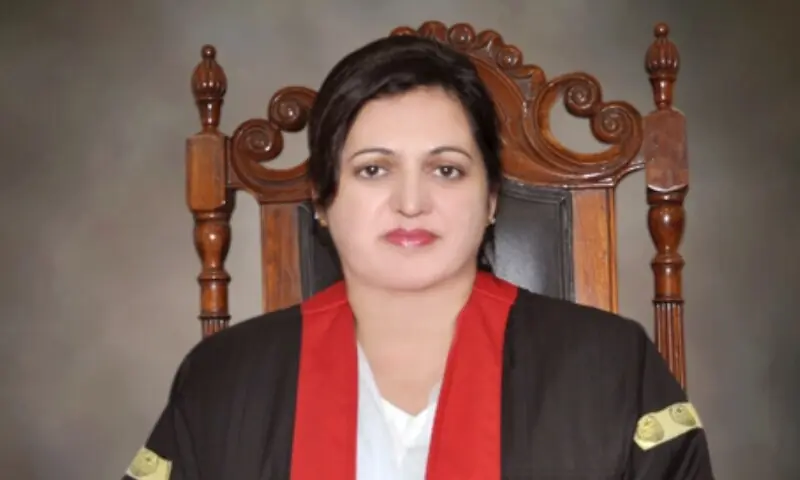 Lahore High Court Chief Justice Aalia Neelum. &mdash; Photo courtesy LHC website