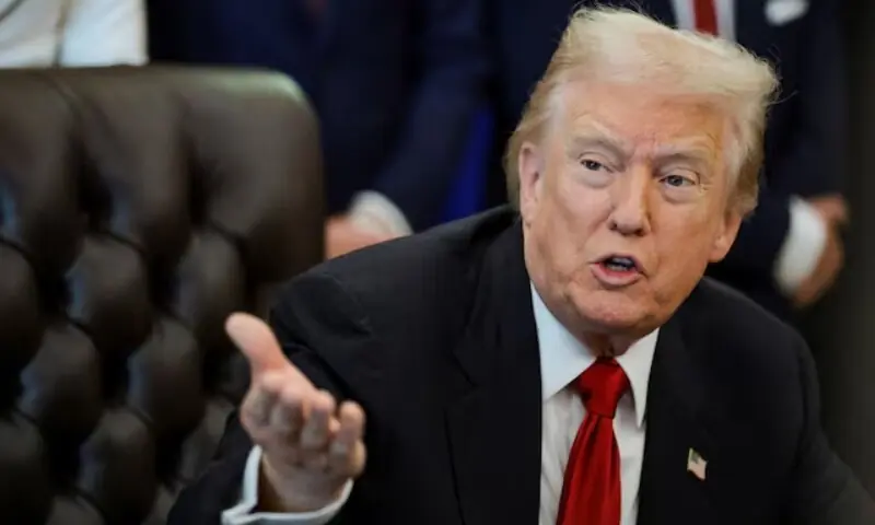 US President Donald Trump speaks at an event in the Oval Office at the White House in Washington, DC, US, November 6. —REUTERS US President Donald Trump speaks at an event in the Oval Office at the White House in Washington, DC, US, November 6. —REUTERS