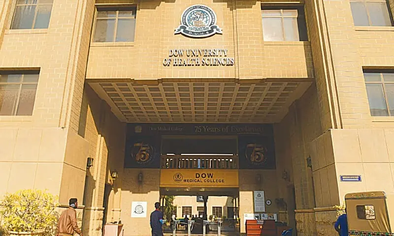 The Dow University of Health Sciences.—AFP/File The Dow University of Health Sciences.—AFP/File