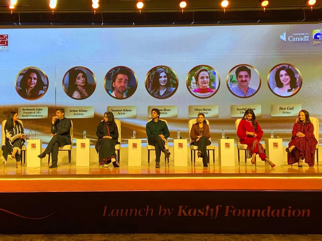  From Script to Screen: Bring Aik Aur Pakeezah to life panel discussion with the cast. Photo: Author 