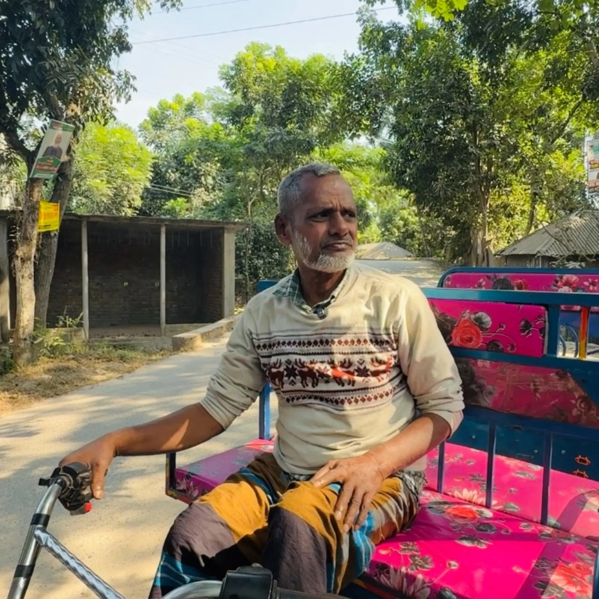  Ratan Dhali’s father, Anwar Dhali, is an autorickshaw driver in Gopalganj district in southwestern Bangladesh | Maruf Hasan 