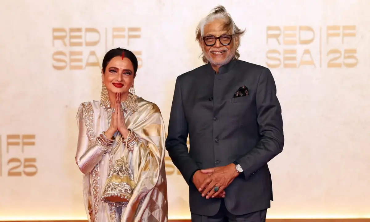 Rekha relives Umrao Jaan in living colour at Red Sea International Film Festival in Jeddah