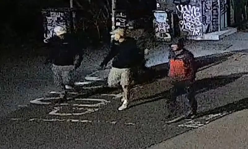This handout image of CCTV footage released by Avon and Somerset Police on December 11, 2025 shows men in the early hours of September 25 in the city of Bristol, south-west England outside a building which housed items from the Bristol Museum’s British Empire and Commonwealth collection. — AFP This handout image of CCTV footage released by Avon and Somerset Police on December 11, 2025 shows men in the early hours of September 25 in the city of Bristol, south-west England outside a building which housed items from the Bristol Museum’s British Empire and Commonwealth collection. — AFP