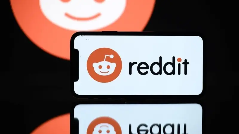 This image shows the logo of online discussion site Reddit displayed on a mobile phone. — AFP This image shows the logo of online discussion site Reddit displayed on a mobile phone. — AFP