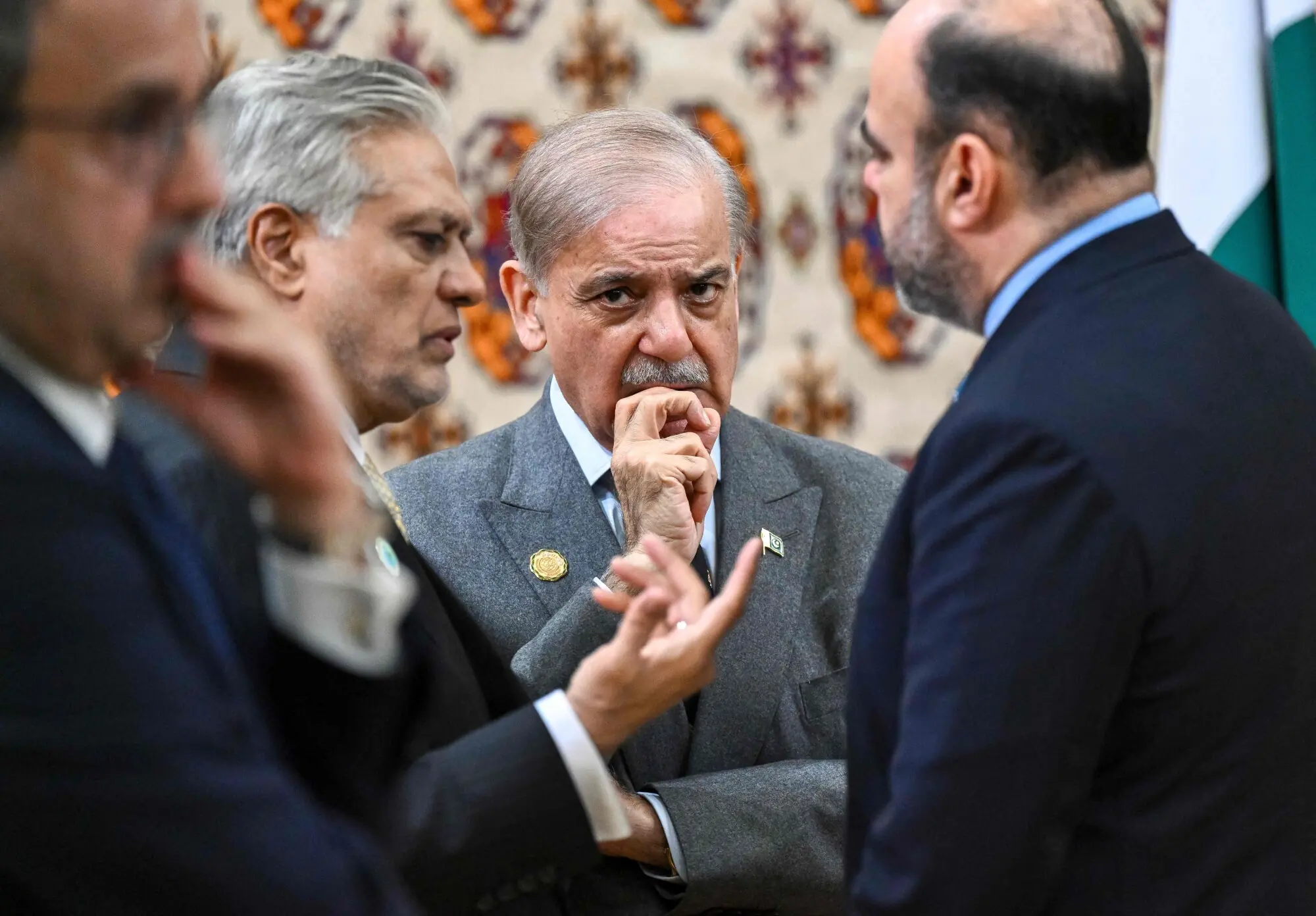 In this pool photograph distributed by the Russian state agency Sputnik, Pakistan’s Prime Minister Shehbaz Sharif is seen prior to a meeting with Russia’s President in Ashgabat on December 12, 2025. — AFP In this pool photograph distributed by the Russian state agency Sputnik, Pakistan’s Prime Minister Shehbaz Sharif is seen prior to a meeting with Russia’s President in Ashgabat on December 12, 2025. — AFP