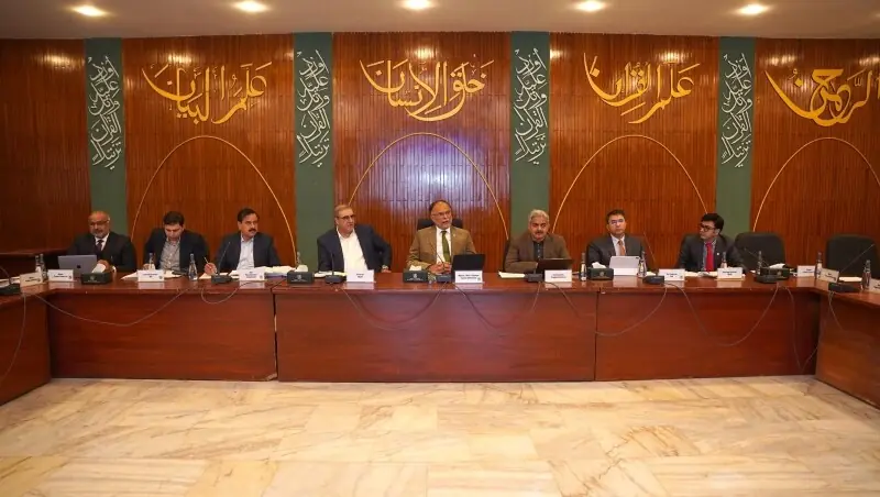 Minister for Planning, Development & Special Initiatives and Deputy Chairman of the Planning Commission, Ahsan Iqbal, convening the Central Development Working Party (CDWP) in Islamabad on December 12, 2025. — PID Minister for Planning, Development & Special Initiatives and Deputy Chairman of the Planning Commission, Ahsan Iqbal, convening the Central Development Working Party (CDWP) in Islamabad on December 12, 2025. — PID
