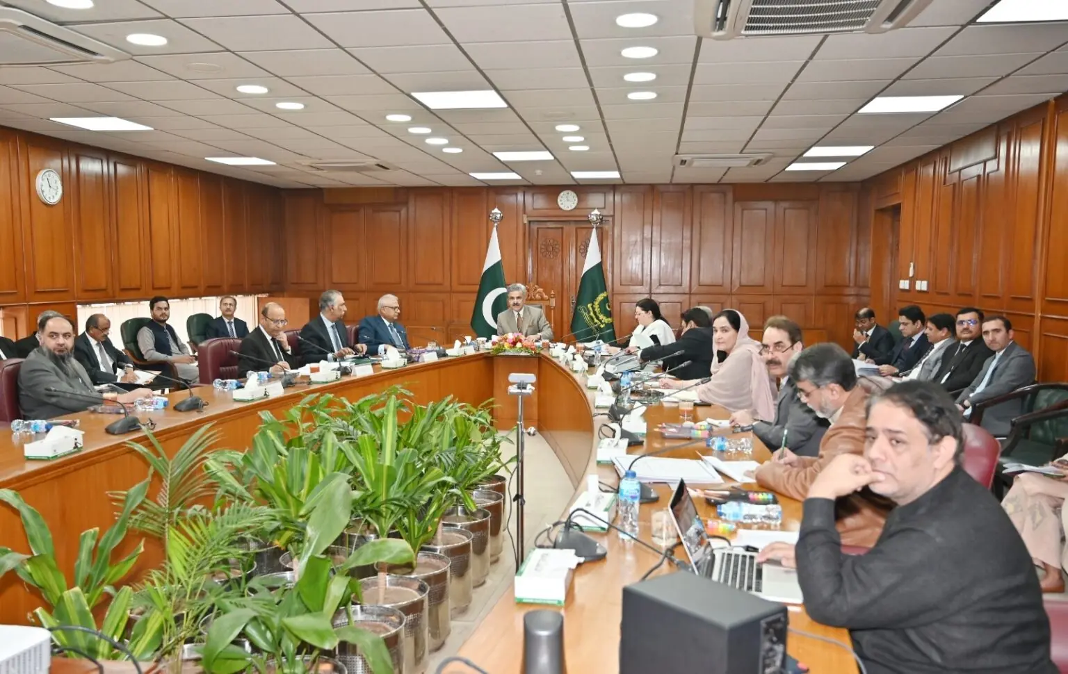 CJP and Law and Justice Commission of Pakistan Yahya Afridi chairing the 56th meeting of National Judicial Policy Making Committee at Supreme Court of Pakistan on December 13. —supremecourt.gov.pk CJP and Law and Justice Commission of Pakistan Yahya Afridi chairing the 56th meeting of National Judicial Policy Making Committee at Supreme Court of Pakistan on December 13. —supremecourt.gov.pk