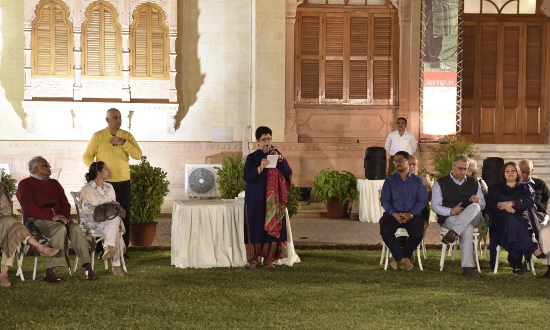  The opening reception of the Hal Bevan Petman exhibit in Mohatta&rsquo;s lawn | Mohatta Palace Museum 
