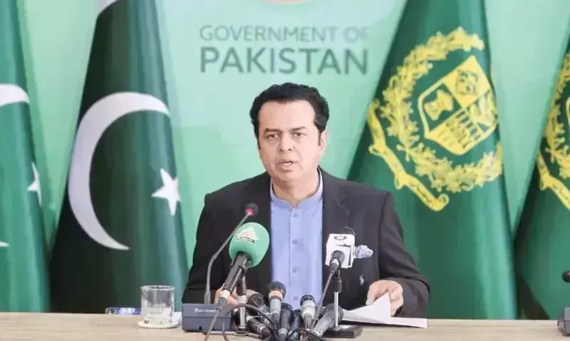 Minister of State for Interior Tallal Chaudhry addresses a press conference in Islamabad on April 18. — PID/File Minister of State for Interior Tallal Chaudhry addresses a press conference in Islamabad on April 18. — PID/File