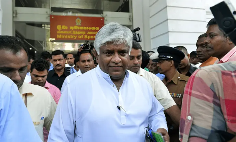 Arjuna Ranatunga lost the election for the SLC vice-president post in January 2016. — AFP via ESPNcricinfo Arjuna Ranatunga lost the election for the SLC vice-president post in January 2016. — AFP via ESPNcricinfo
