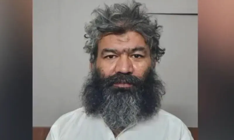 A photograph of IS-K spoeksperson Sultan Aziz Azzam. &mdash; Screengrab via X/@PTVNewsOfficial