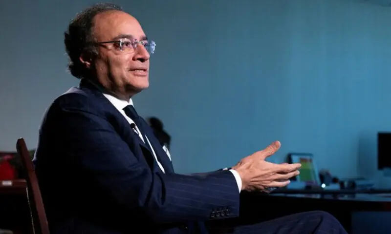 Pakistan Finance Minister Muhammad Aurangzeb, during an interview. &ndash; Reuters/File
