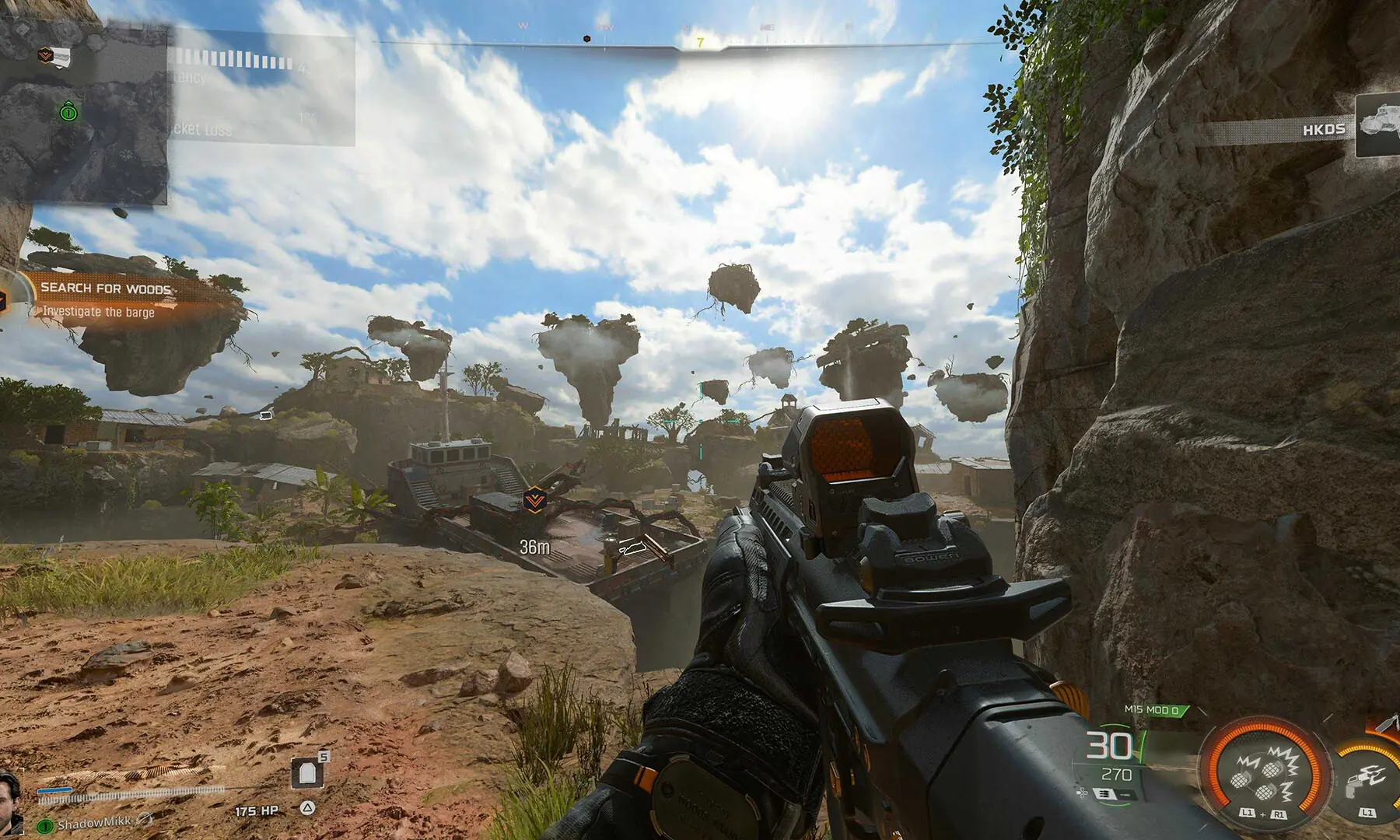 A screenshot from the mission &lsquo;Distortion&rsquo; in Call of Duty: Black Ops 7. &mdash; Screengrab by author