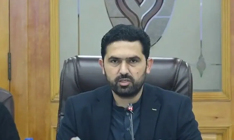 Khyber Pakhtunkhwa Chief Minister Sohail Afridi chaired a meeting of the provincial cabinet in Peshawar on Friday. — DawnNewsTV Khyber Pakhtunkhwa Chief Minister Sohail Afridi chaired a meeting of the provincial cabinet in Peshawar on Friday. — DawnNewsTV