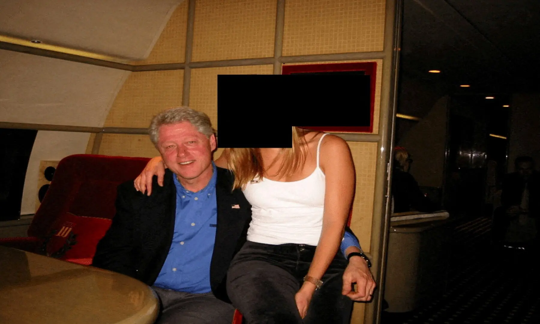 Former US President Bill Clinton and a woman are seen in this image from the estate of late financier and convicted sex offender Jeffrey Epstein, released by the Department of Justice in Washington, DC, US, on December 19, 2025. &mdash;Reuters