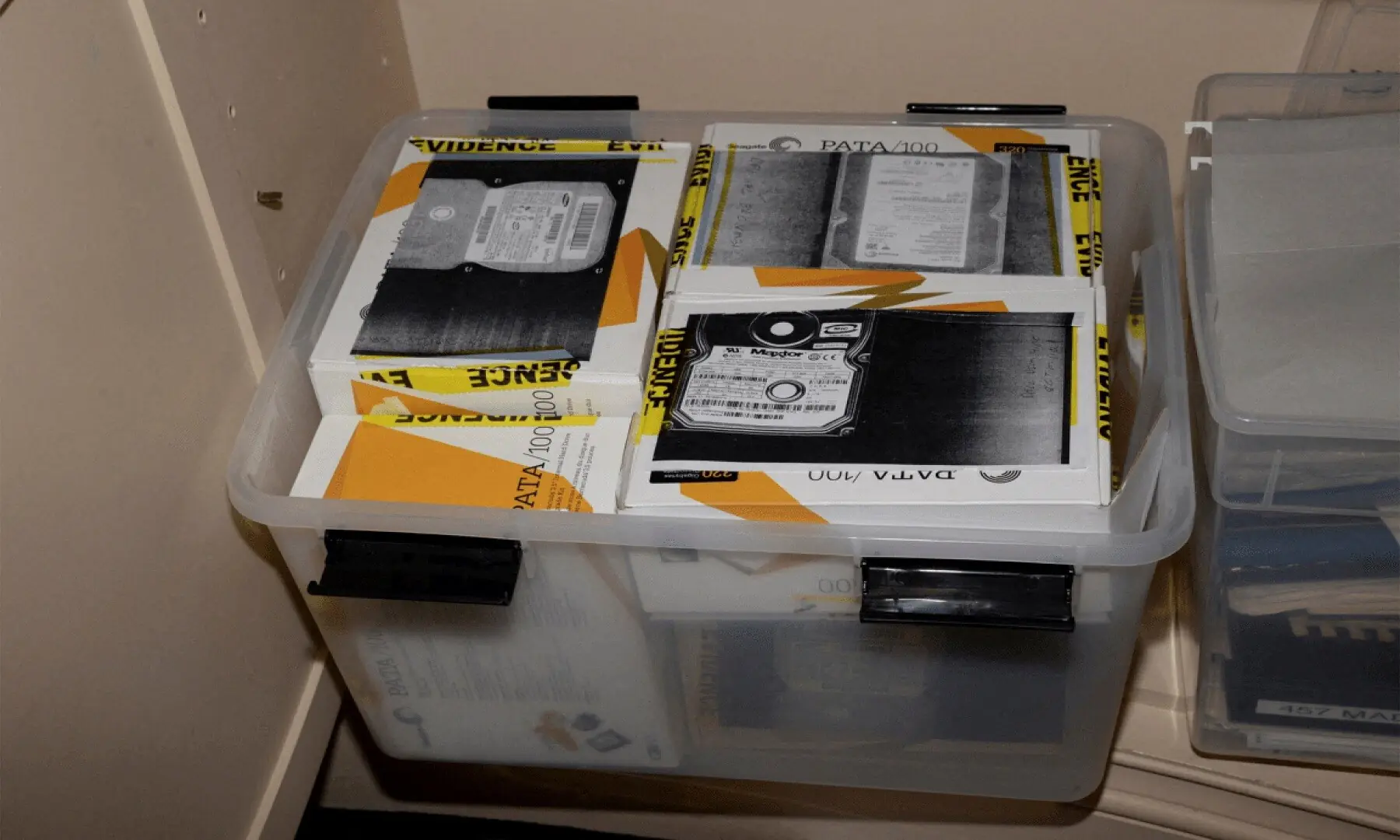 Material marked with evidence tape inside the home of Jeffrey Epstein is shown in this image from the estate of late financier and convicted sex offender Jeffrey Epstein, released by the Department of Justice in Washington, DC, US, on December 19, 2025. &mdash;Reuters