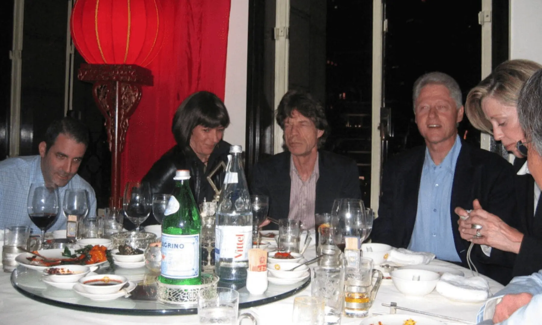 Former US President Bill Clinton, Mick Jagger and Ghislaine Maxwell are seen in this image released by the Department of Justice in Washington, DC, US, on December 19, 2025 as part of a new trove of documents from its investigations into the late financier and convicted sex offender Jeffrey Epstein. &mdash;Reuters