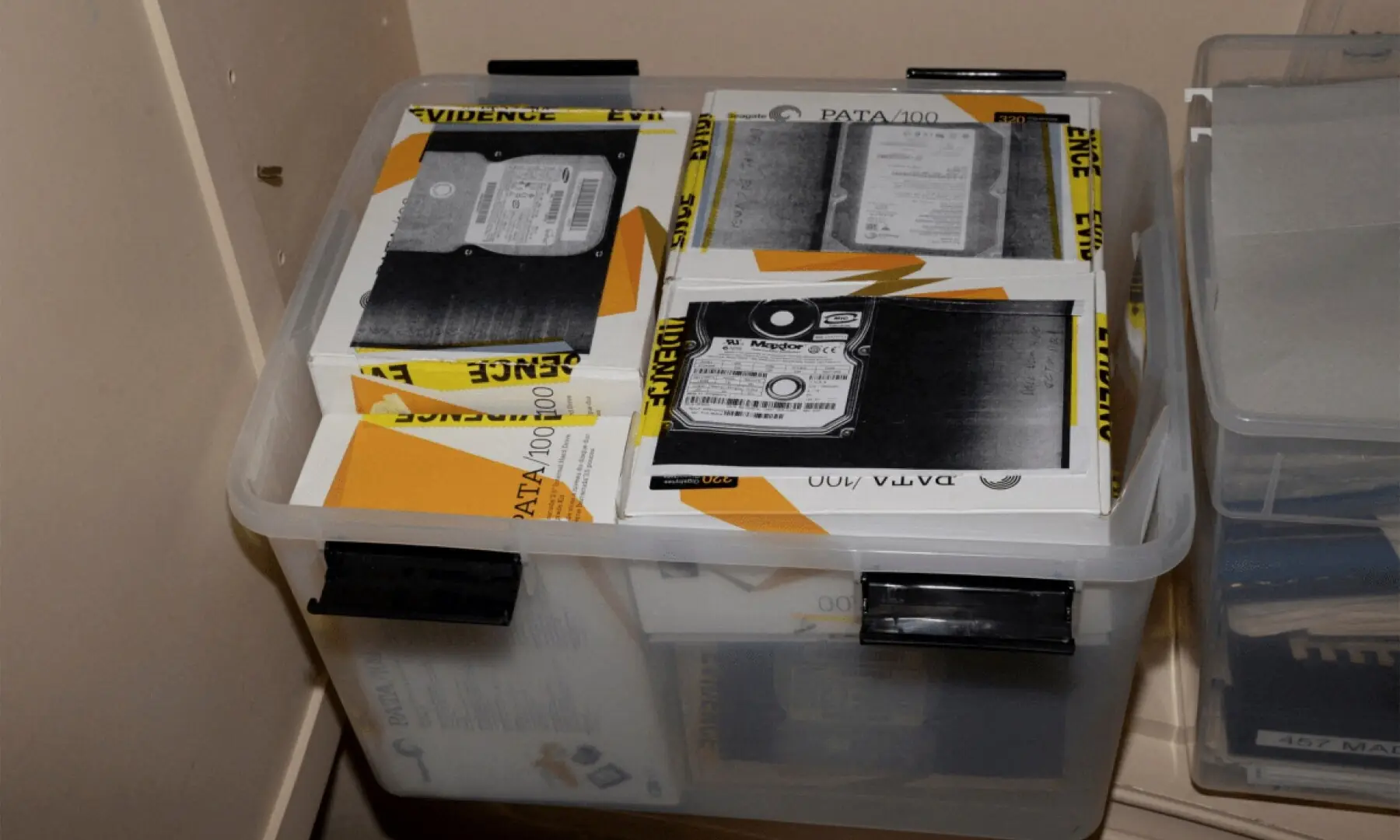 Material marked with evidence tape inside the home of Jeffrey Epstein is shown in this image from the estate of late financier and convicted sex offender Jeffrey Epstein, released by the Department of Justice in Washington, DC, US, on December 19, 2025. &mdash;Reuters