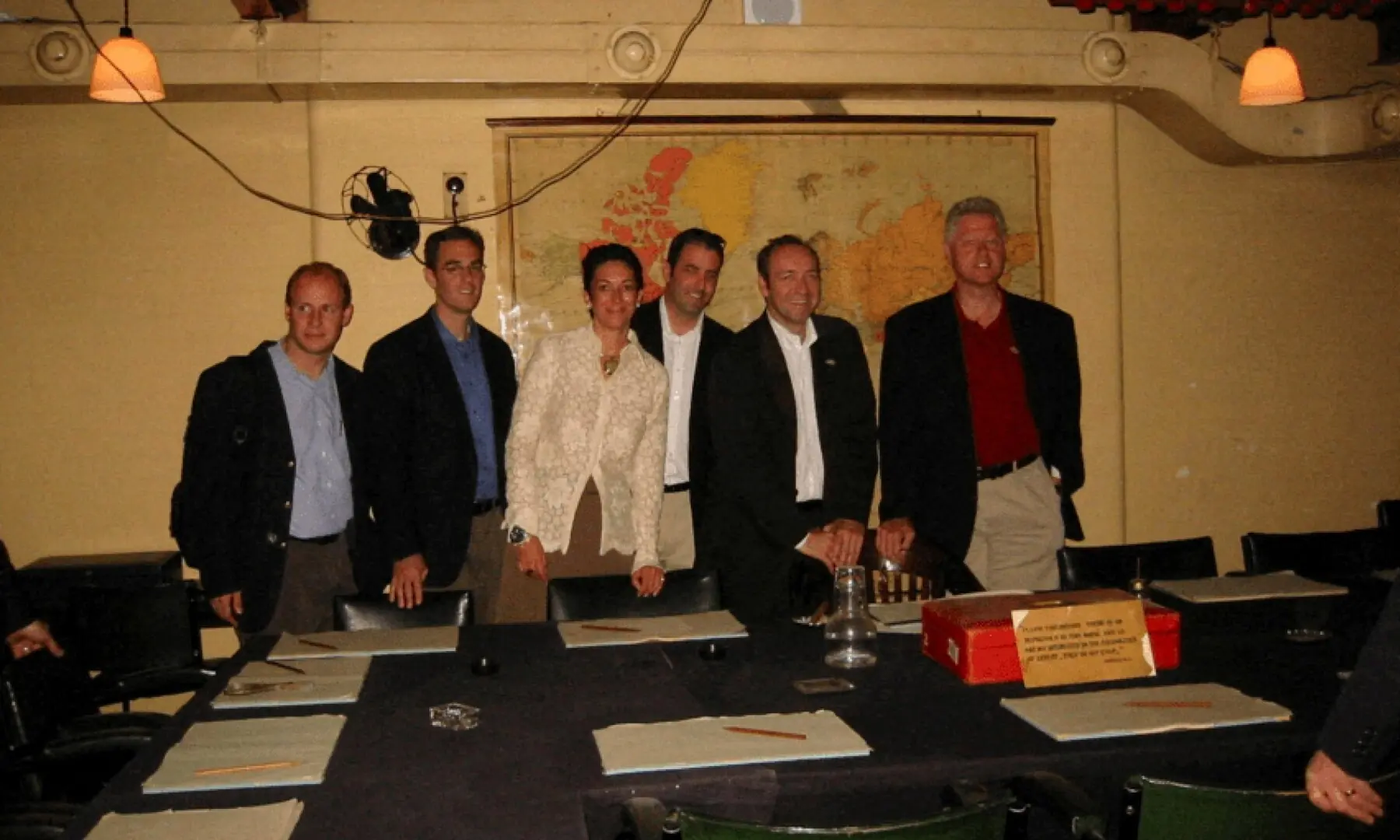 Former US president Bill Clinton and Ghislaine Maxwell are seen in this image from the estate of late financier and convicted sex offender Jeffrey Epstein, released by the Department of Justice in Washington, DC, US, on December 19, 2025. &mdash;Reuters