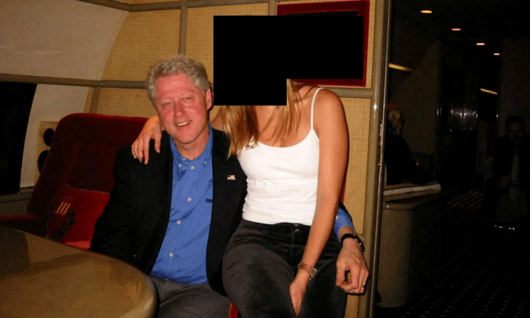 Former US President Bill Clinton and a woman are seen in this image from the estate of late financier and convicted sex offender Jeffrey Epstein, released by the Department of Justice in Washington, DC, US, on December 19, 2025. &mdash;Reuters