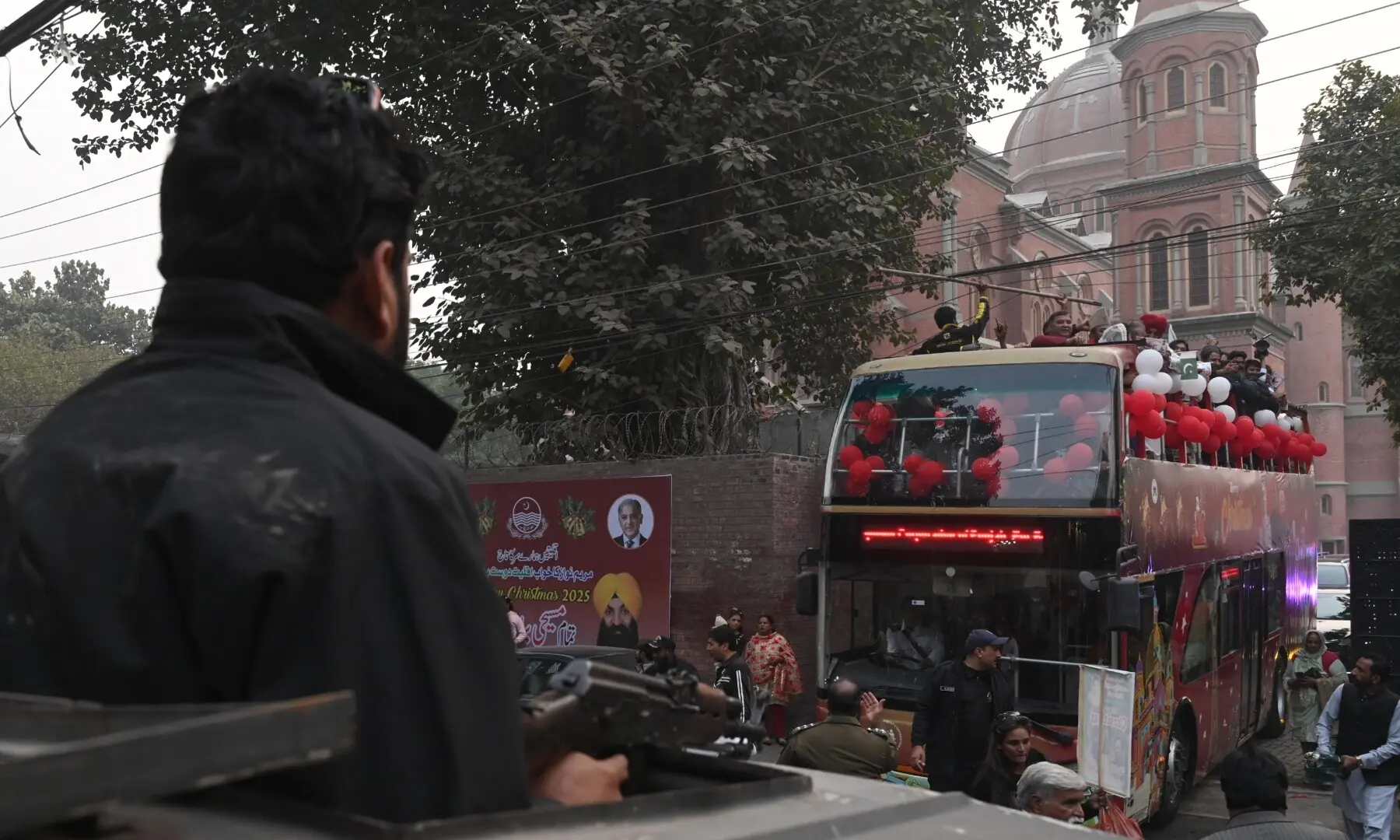 Christian peace rally emerges from Sacred Heart Church in Lahore. &mdash; Arif Ali/White Star
