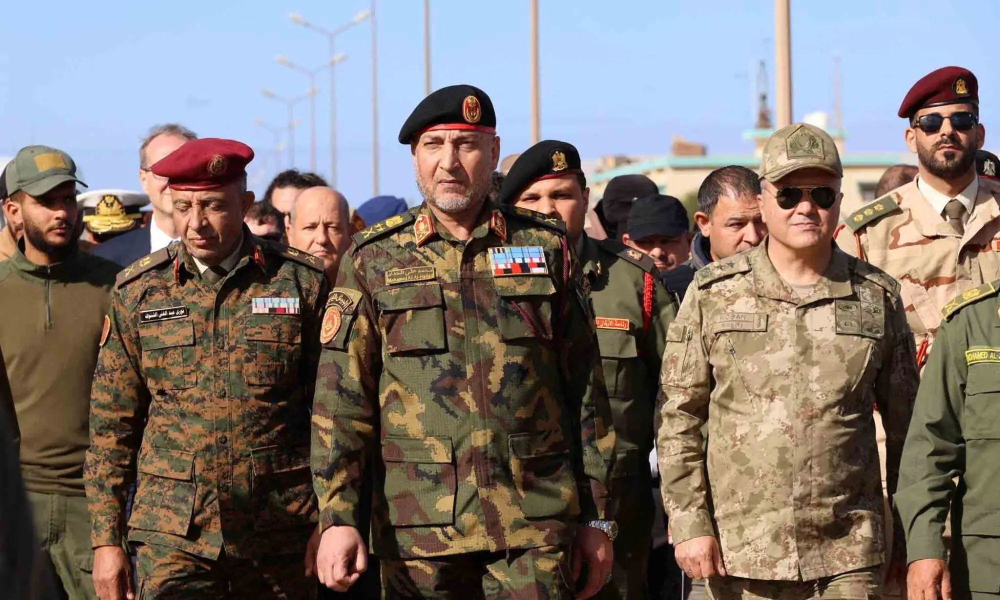 Libya&rsquo;s army chief of staff Mohammed Ali Ahmed Al-Haddad attends a ceremony at a medical training camp on a military base in Al-Khums, Libya, December 21, 2025. &mdash; Reuters