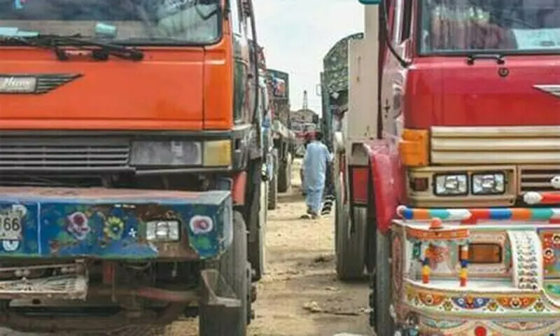 This file photo shows trucks parked in the SITE area on January 7, 2020. &mdash; Fahim Siddiqi/White Star