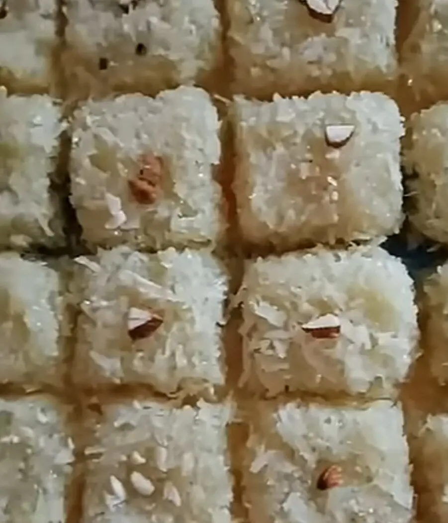 Coconut barfi 