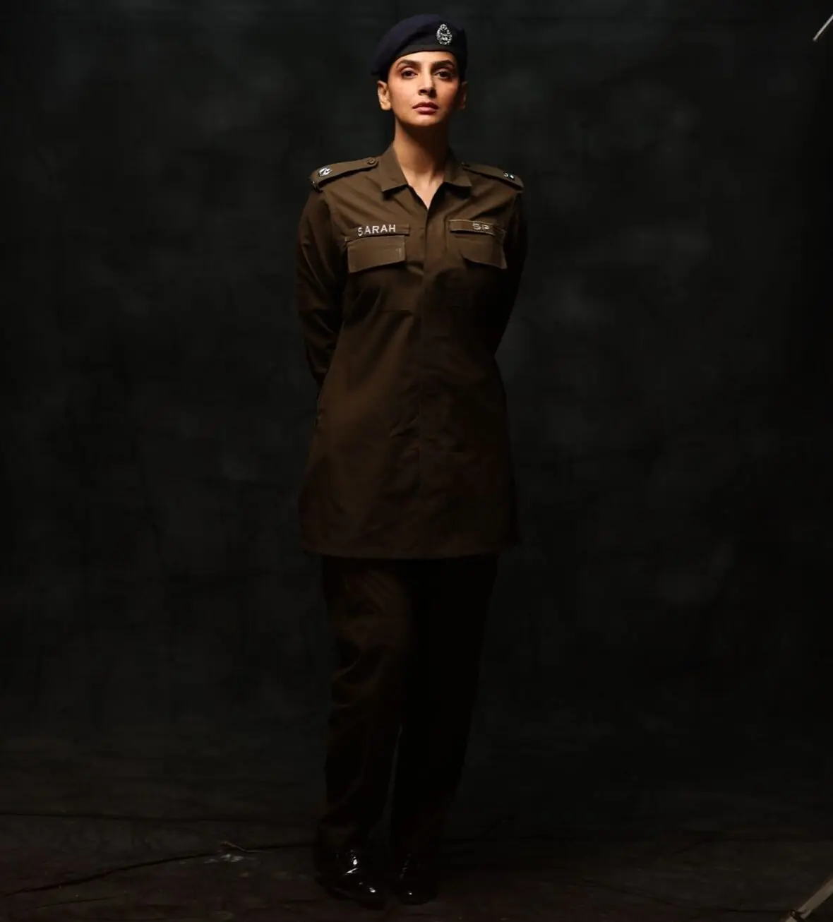 A petition has been filed against Saba Qamar for posting a picture in a police uniform 2 years ago