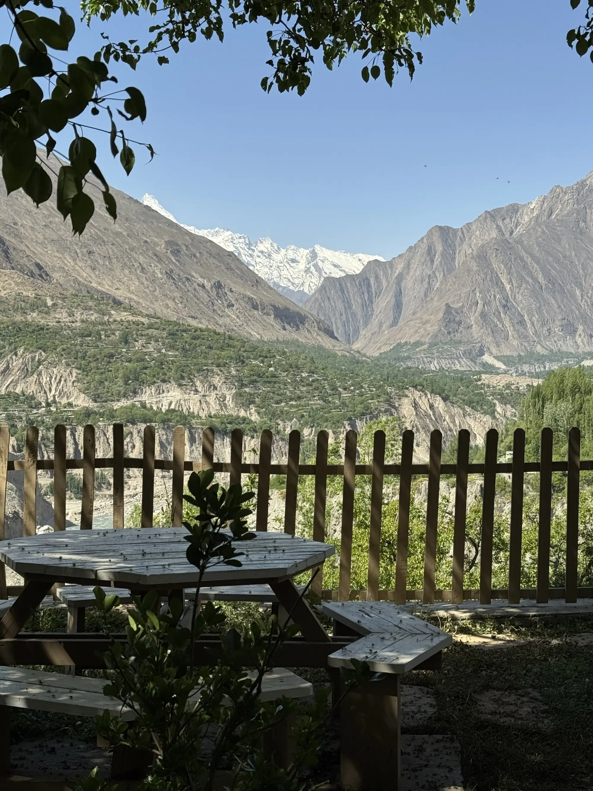  The view from the cottage 