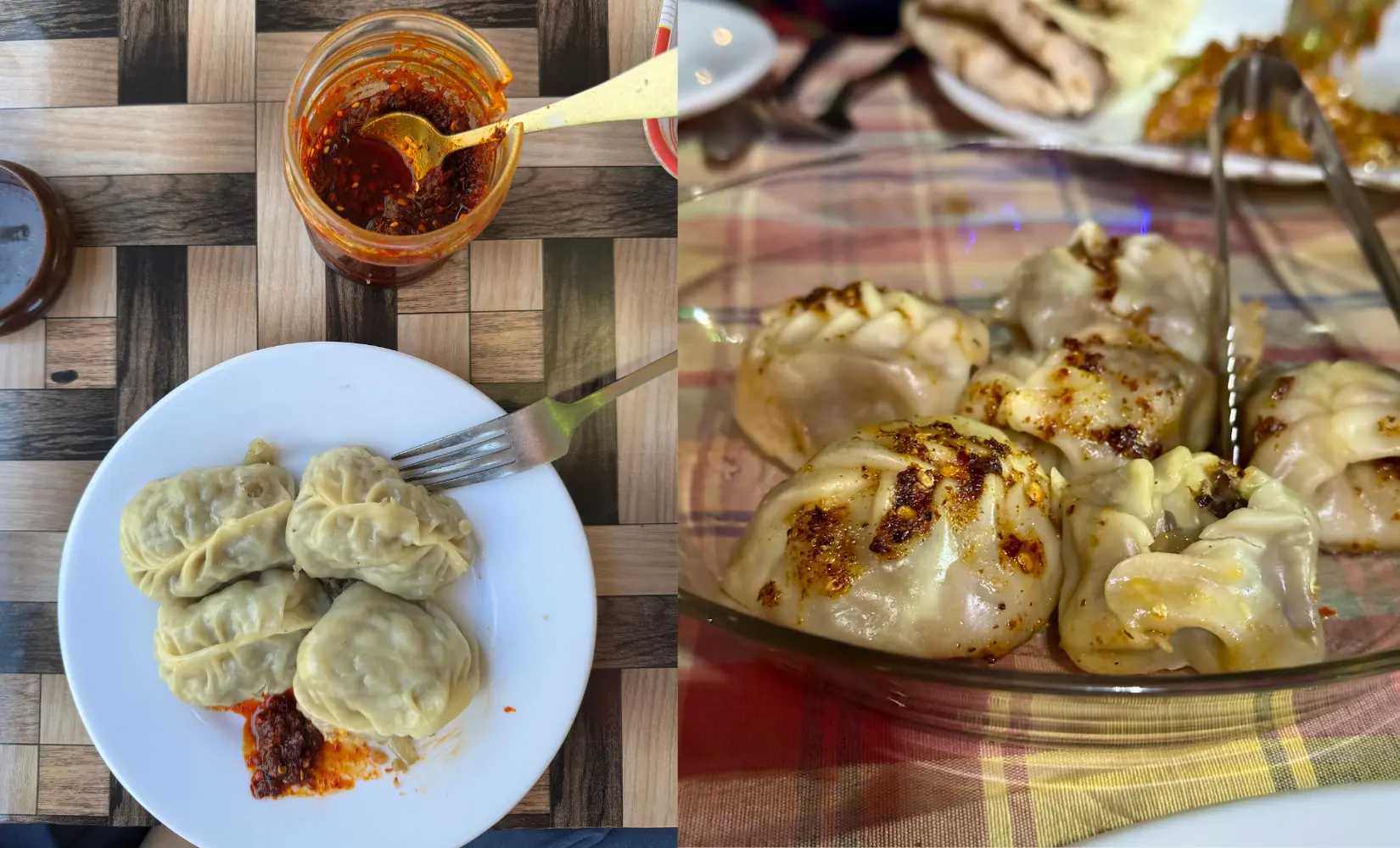 The mamtus I had on my first visit and the mamtus I had at Lavender Cottage