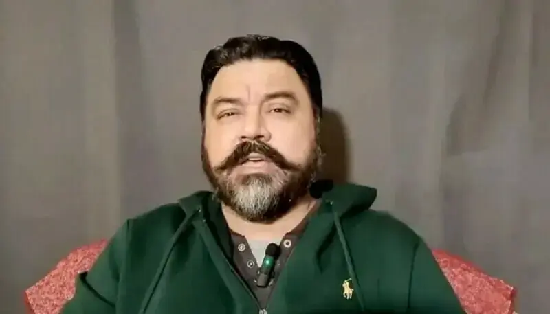 A photo of Adil Raja, an ex-army officer. &mdash; Screengrab via DawnNewsTV